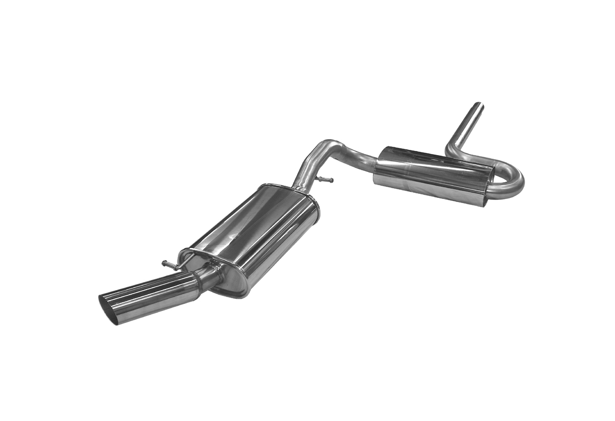 BN-Pipes Abgasanlage Sportauspuff VW Corrado 53i Oval eintragungsfrei
