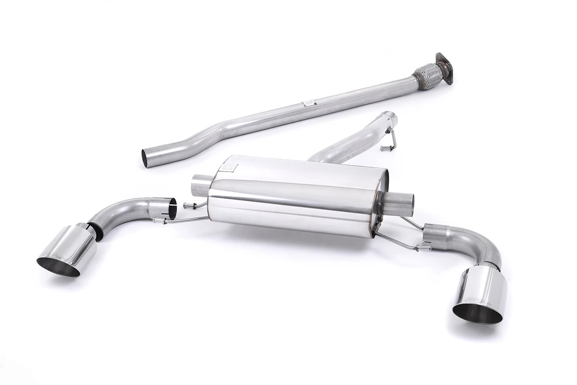 Milltek Sport Auspuffanlage passend für Subaru BRZ 2.0 & 2.4 & Toyota GT86 2.0 secondary Cat-Back - polierte Endrohre