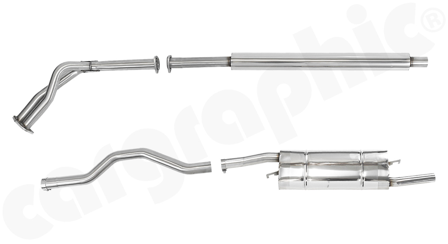 Cargraphic Abgasanlage OE-Design BMW 02 touring 1600-2002 E6 LHD