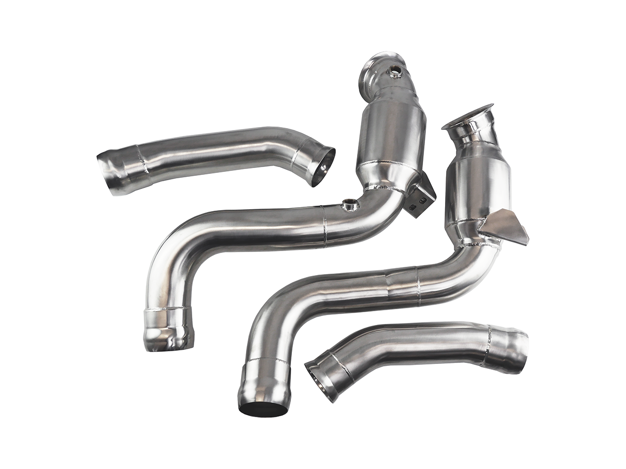 Bull-X Downpipe 3" Mercedes C63, C63S AMG 205 4.0T