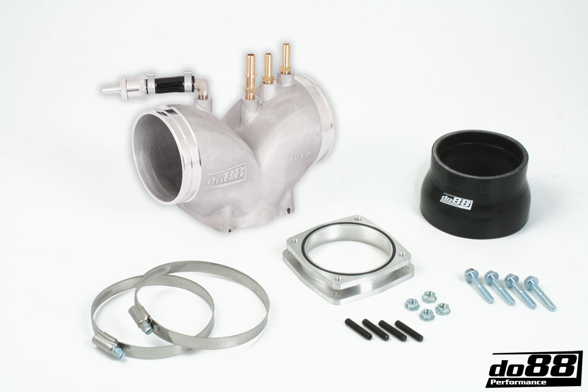 do88 Plenum Y-Form OEM 74mm GT3 82mm Porsche 911 997.1 Turbo Guss
