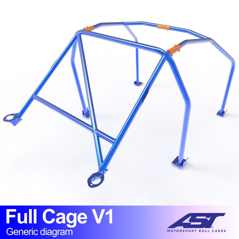 Überrollkäfig  RENAULT Supercinque 3-door Hatchback FULL CAGE V1