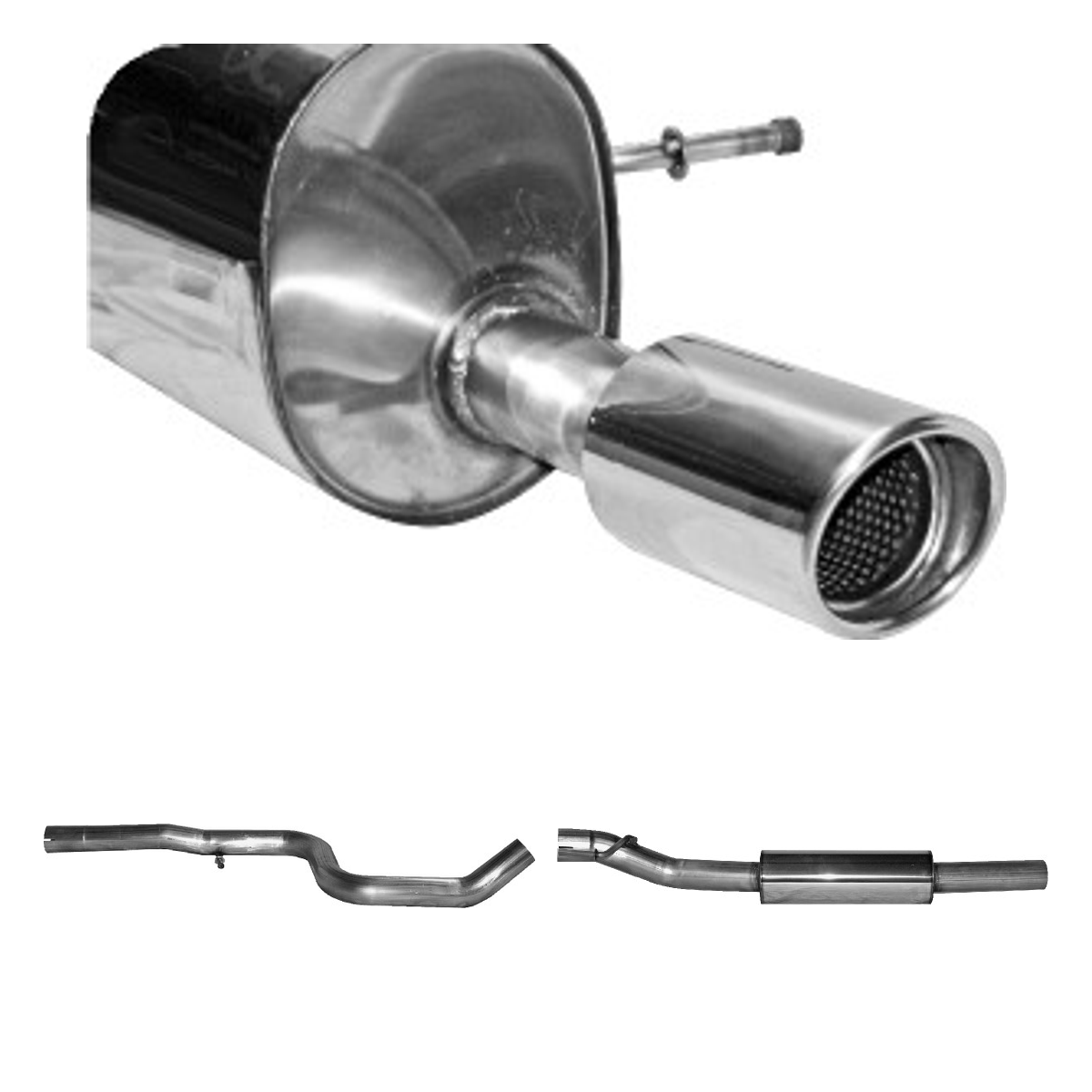 Bastuck Komplettanlage Single – Citroen C3 / DS3 C3 / DS3 Benziner VTI