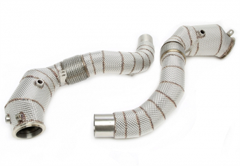 TA Technix Downpipe BMW N63B mit Kat & Hitzeschild