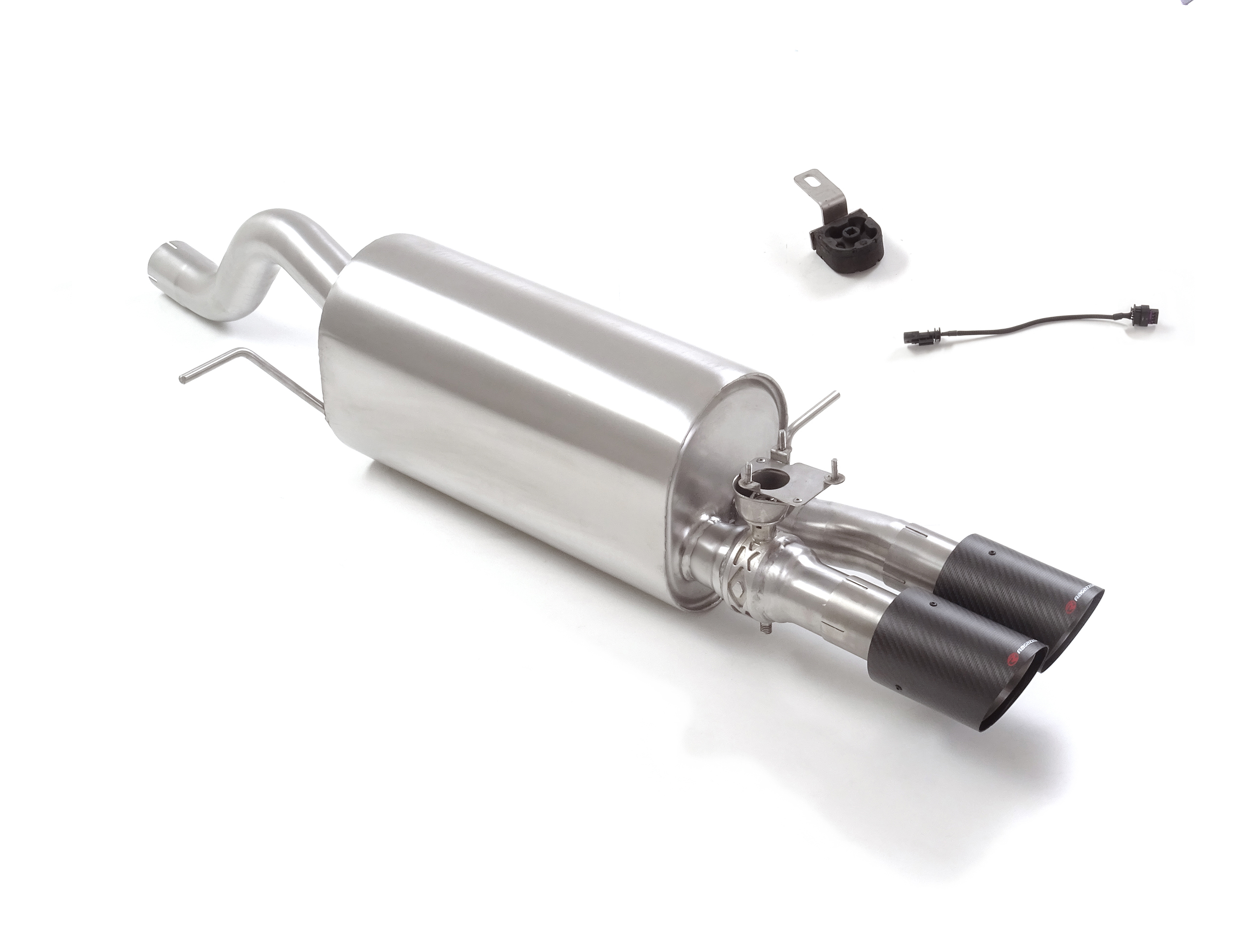 Sportauspuff Ford Fiesta MK8 ST 1.5 Ecoboost 2x90mm Klappe ECE | Ragazzon
