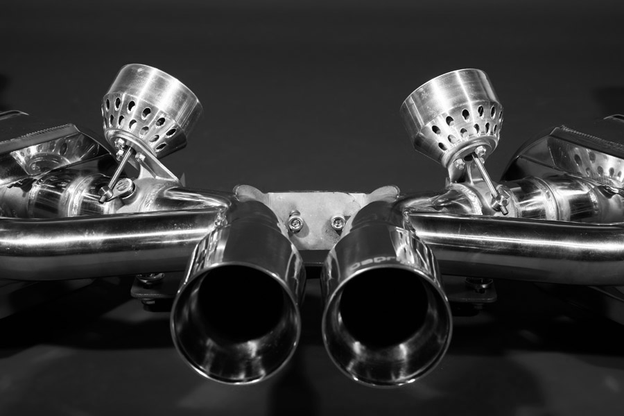 Capristo Sportauspuff Porsche Cayman 987 MK1 katlos mit Fächerkrümmer
