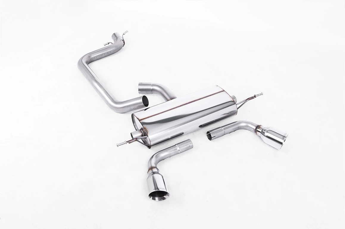 Milltek Sport Auspuffanlage passend für Audi TT Mk2 2.0 TFSi 2WD mit Heckschürze vom 3.2 V6 Modell