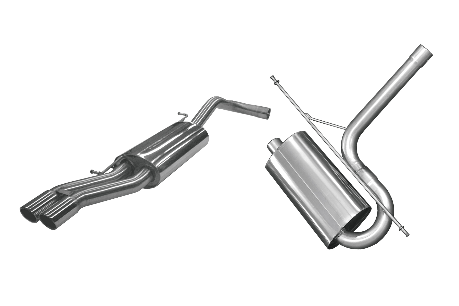 BN-Pipes Sportauspuff Audi A4 B5 (8D) Front Edelstahl 60mm eintragungsfrei