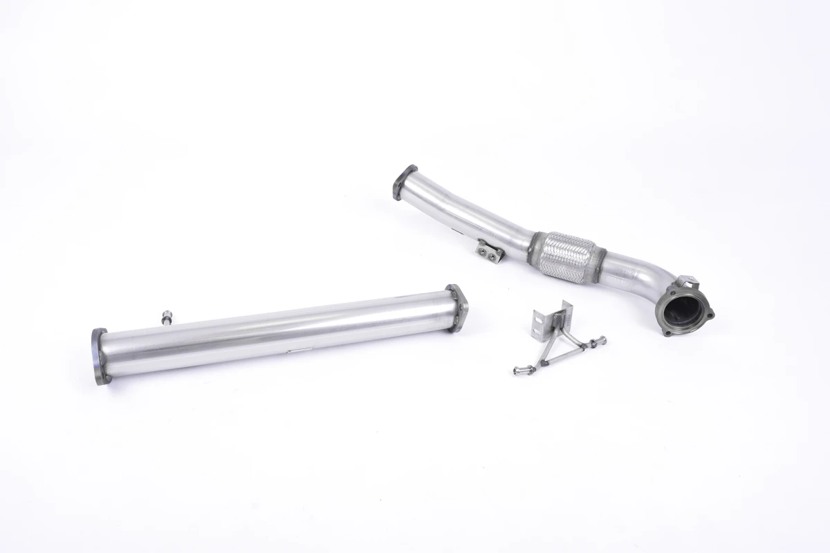 Milltek Sport Downpipe (ohne Kat) passend für Ford Focus Mk2 RS 2.5T 305PS 76,2mm