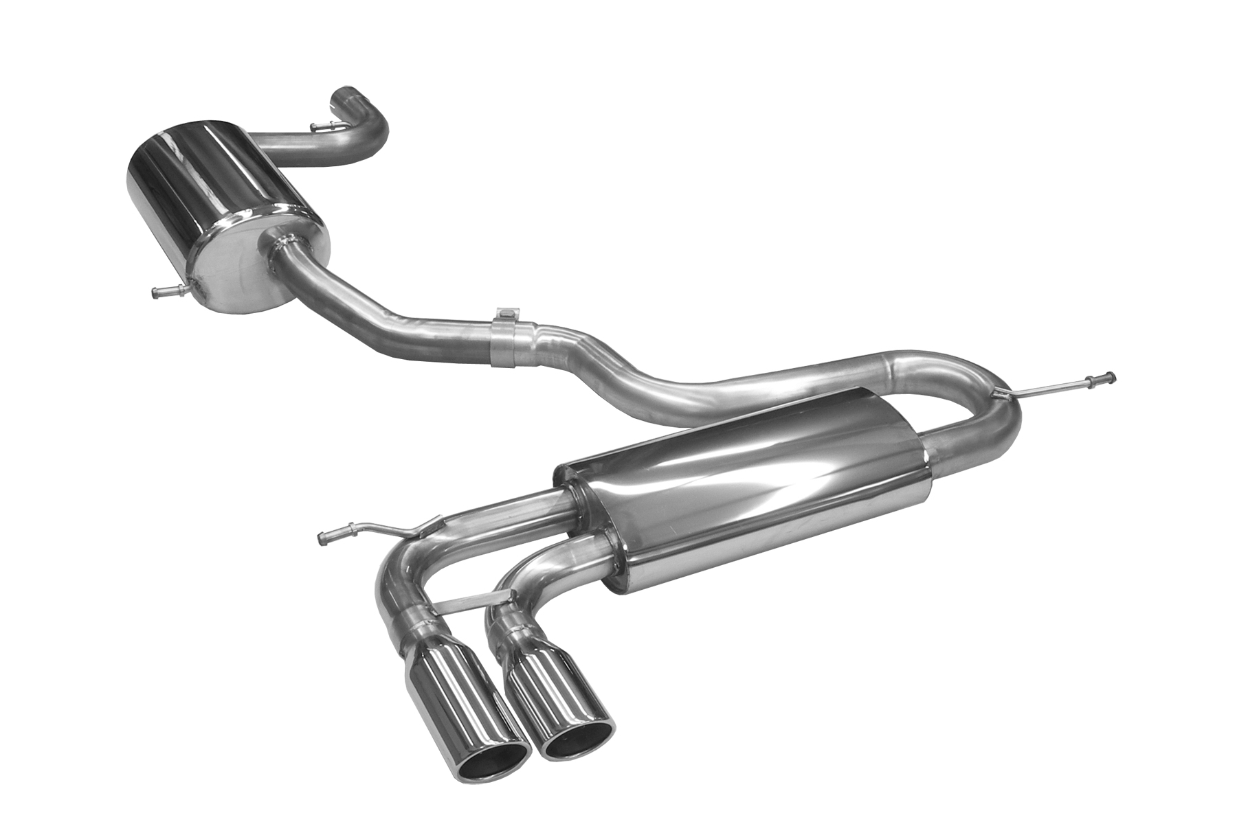BN-Pipes Sportauspuff Audi A3 8P Benzin Diesel eintragungsfrei