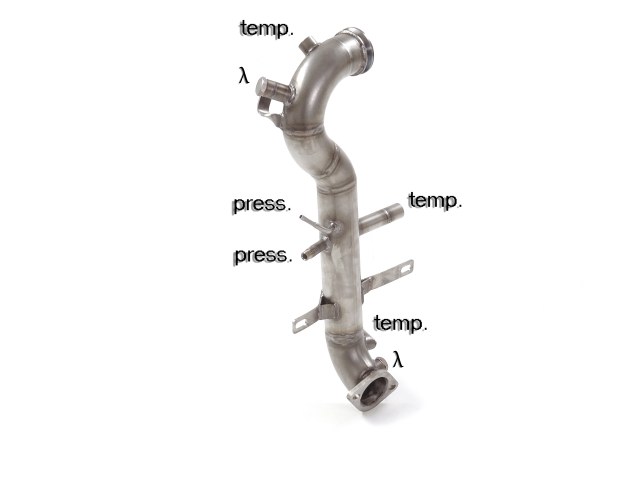 Downpipe + DPF-Ersatzrohr Set Jeep Renegade 2.0 Mjet | Ragazzon