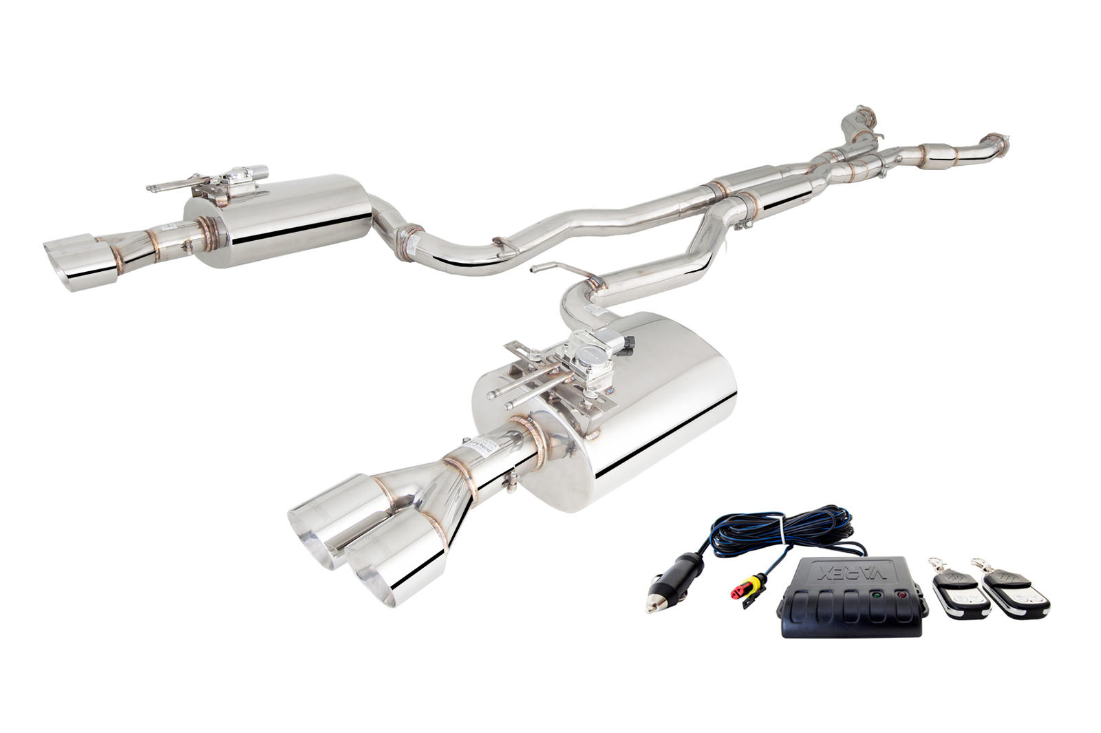 XFORCE Abgasanlage Chevrolet SS 08–17 – 2.5" Brushed Edelstahl, Varex