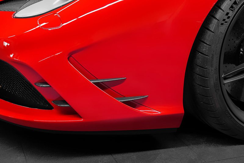 Capristo Carbon Frontfinnen Ferrari 458 Set Vollcarbon glanz