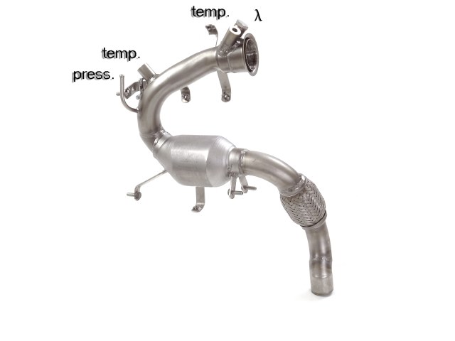 Downpipe + DPF-Ersatzrohr Set Mini Cooper D R55 Clubman | Ragazzon