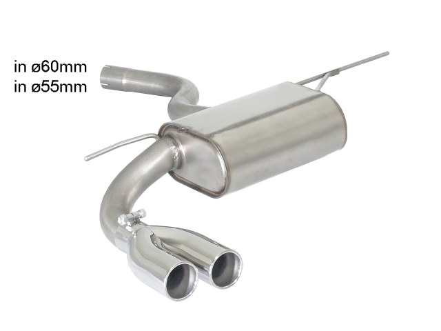Sportauspuff BMW 420d F32 Coupé 2x70mm ECE | Ragazzon