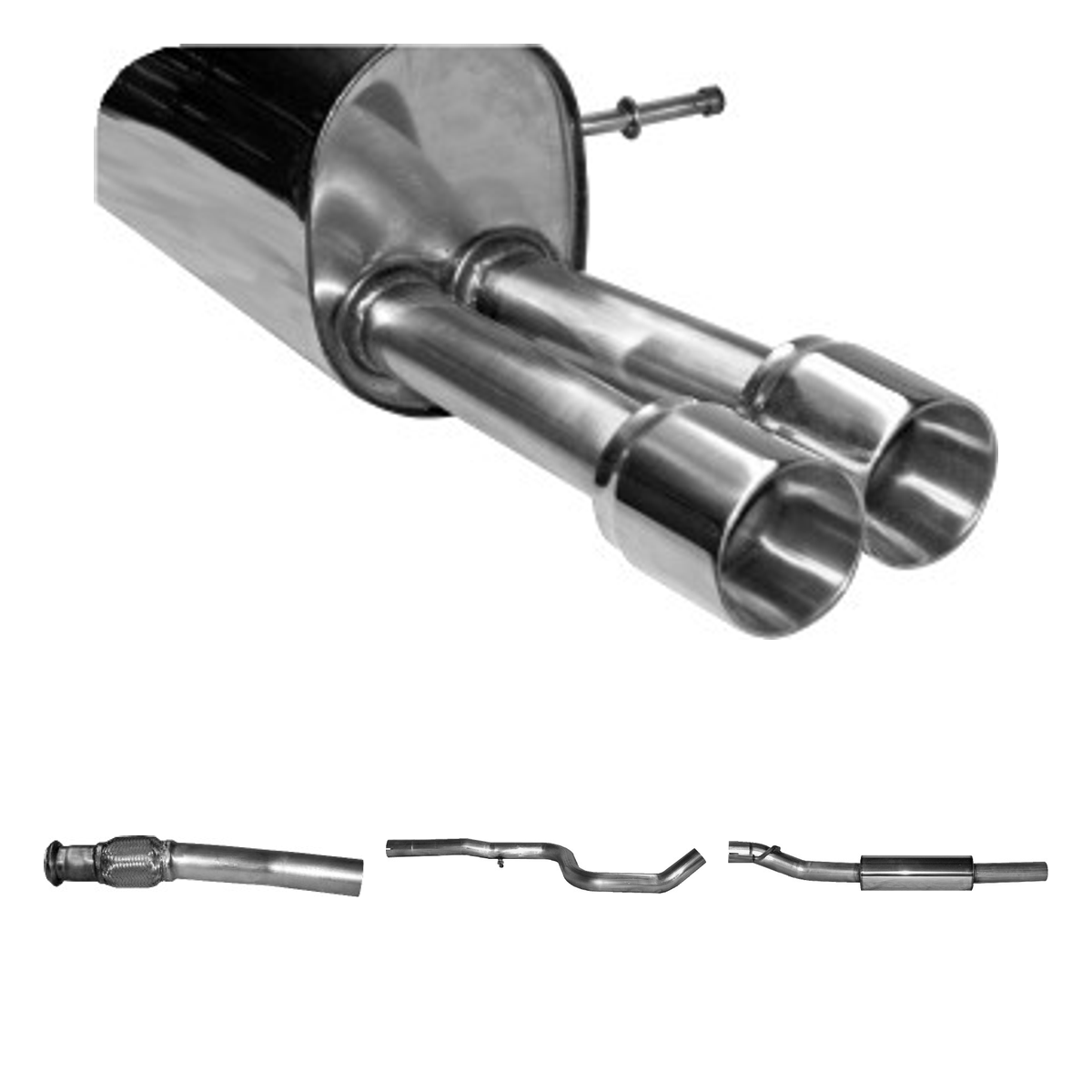 Bastuck Komplettanlage – Citroen C3 / DS3 DS3 Turbo THP