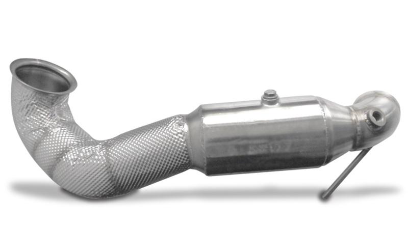 HJS Downpipe ECE 89/76mm 300 cpsi Mercedes AMG A45 CLA45 W176