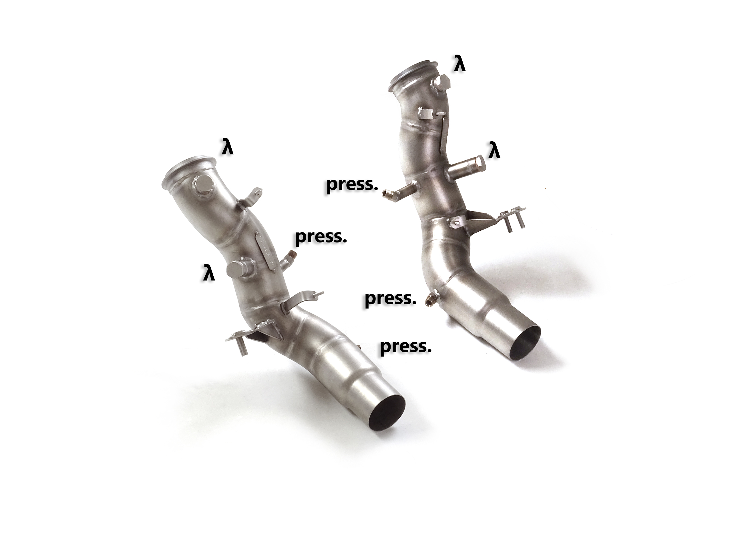 Downpipe + DPF-Ersatzrohr Set Giulia Quadrifoglio 2.9 | Ragazzon