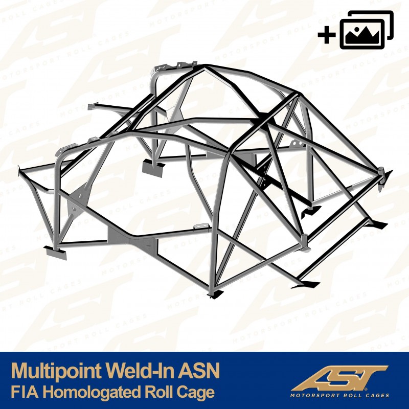 Kafig mit FIA-Homologation TOYOTA GR Yaris (GXPA16) 3-door Hatchback MULTIPOINT WELD IN ASN