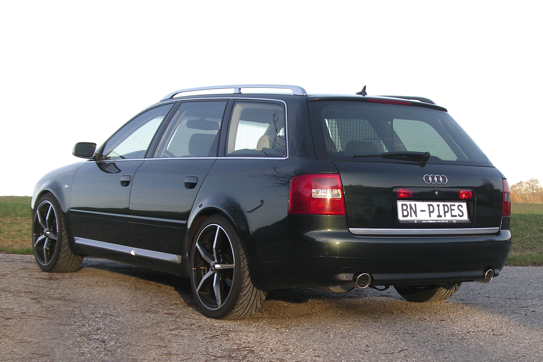 BN-Pipes Endschalldämpfer Audi S6 A6 4B Quattro Edelstahl mit Gutachten
