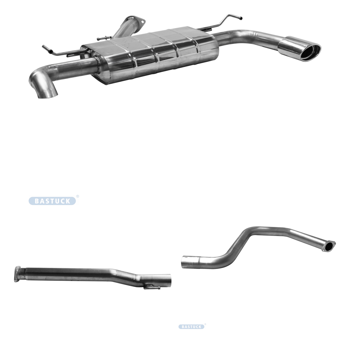 Bastuck Komplettanlage Single – Hyundai i30 i30 PD 1.5l T-GDI incl. Fastback Facelift ab Baujahr 2020