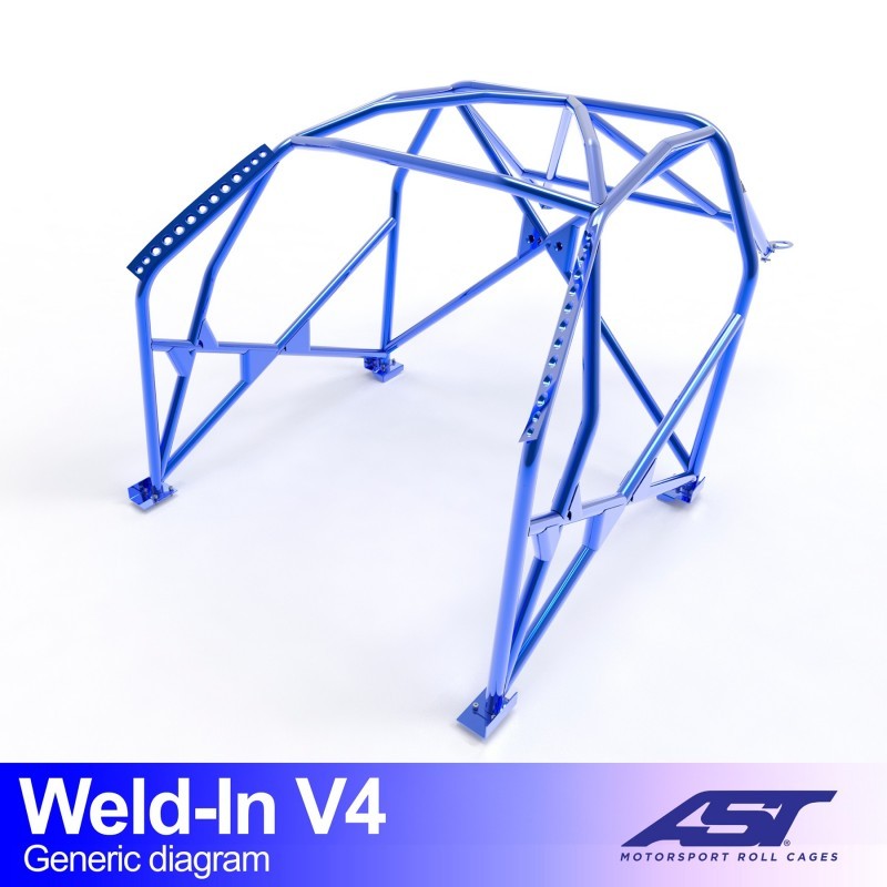 Kafig  Ford Focus (Mk3) 5-door Hatchback AWD  WELD IN V4