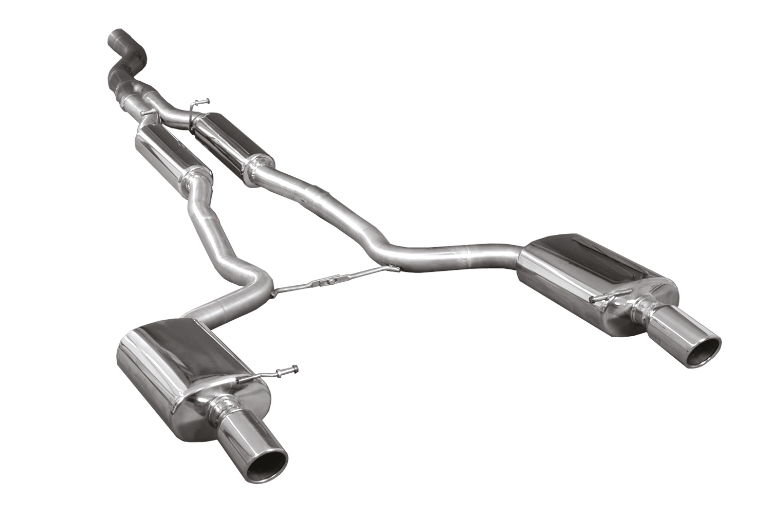 BN-Pipes Sportauspuff Audi A4 B7 Quattro Edelstahl EG-Gutachten