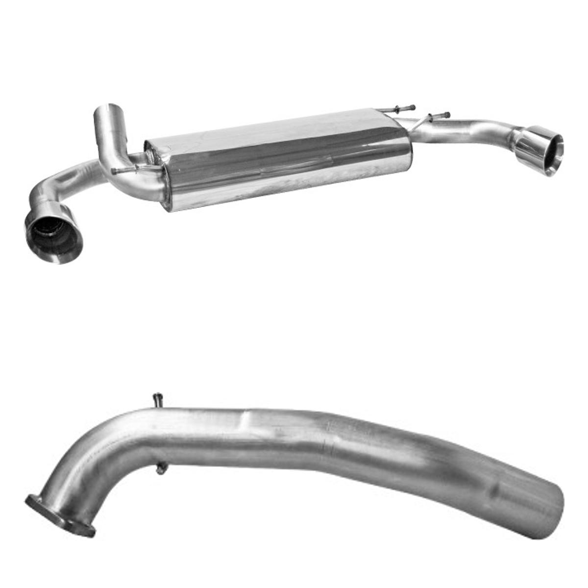 Bastuck Endschalldämpfer Twin – Mazda Mazda 3 Mazda 3 BL MPS