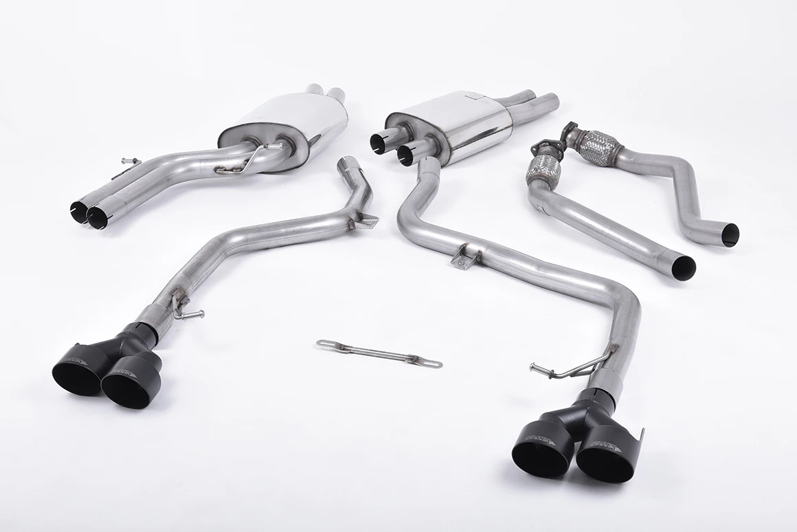 Milltek Sport Auspuffanlage passend für Audi S5 3.0 TFSI B8.5 Coupe & Cabriolet ungedämpft (non-resonated)