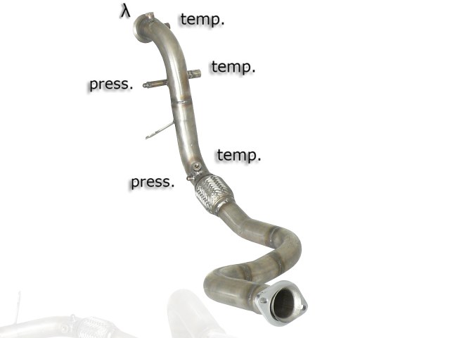 Downpipe + DPF-Ersatzrohr Set Land Rover Defender 2.2 TD4 | Ragazzon