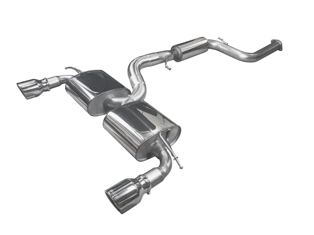 Bull-X ECE Abgasanlage 3" Y-Style Ford Focus RS/ST Mk.2