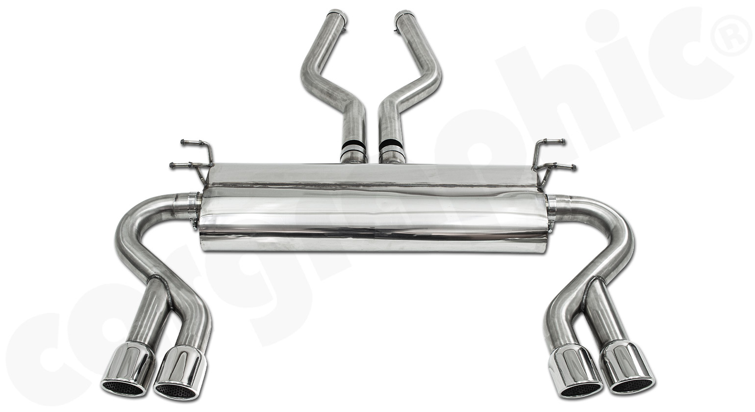 Cargraphic Endschalldämpfer Range Rover L322 TDV8 4,4l 4x89mm