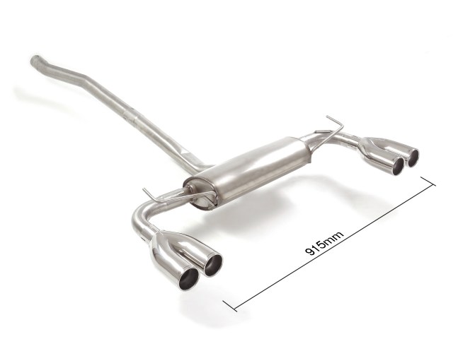 Sportauspuff Jeep Renegade 1.4 Multiair 2x70mm ECE | Ragazzon