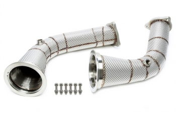 TA Technix Downpipe Audi RS4 / RS5 B9 – ohne Katalysator, 76 mm