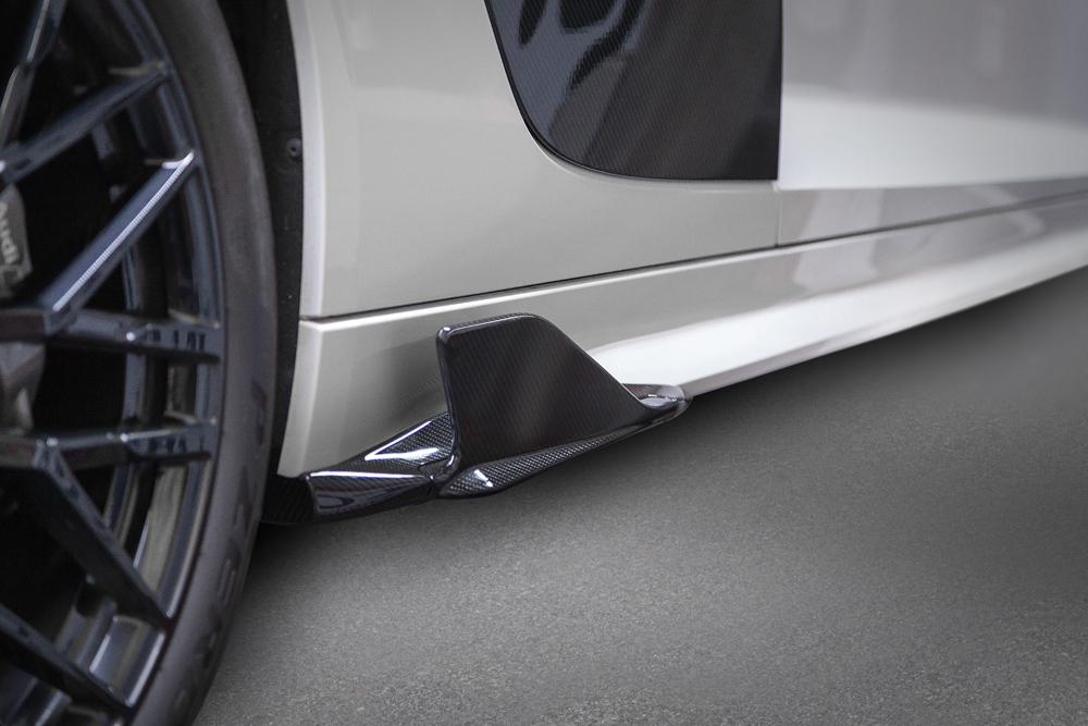 Capristo Carbon Seitenfinnen Set Audi R8 Facelift glanzlackiert mit Teilegutachten