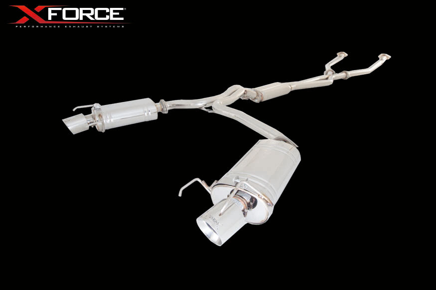XFORCE Abgasanlage Lexus IS350 09–13 – Edelstahl