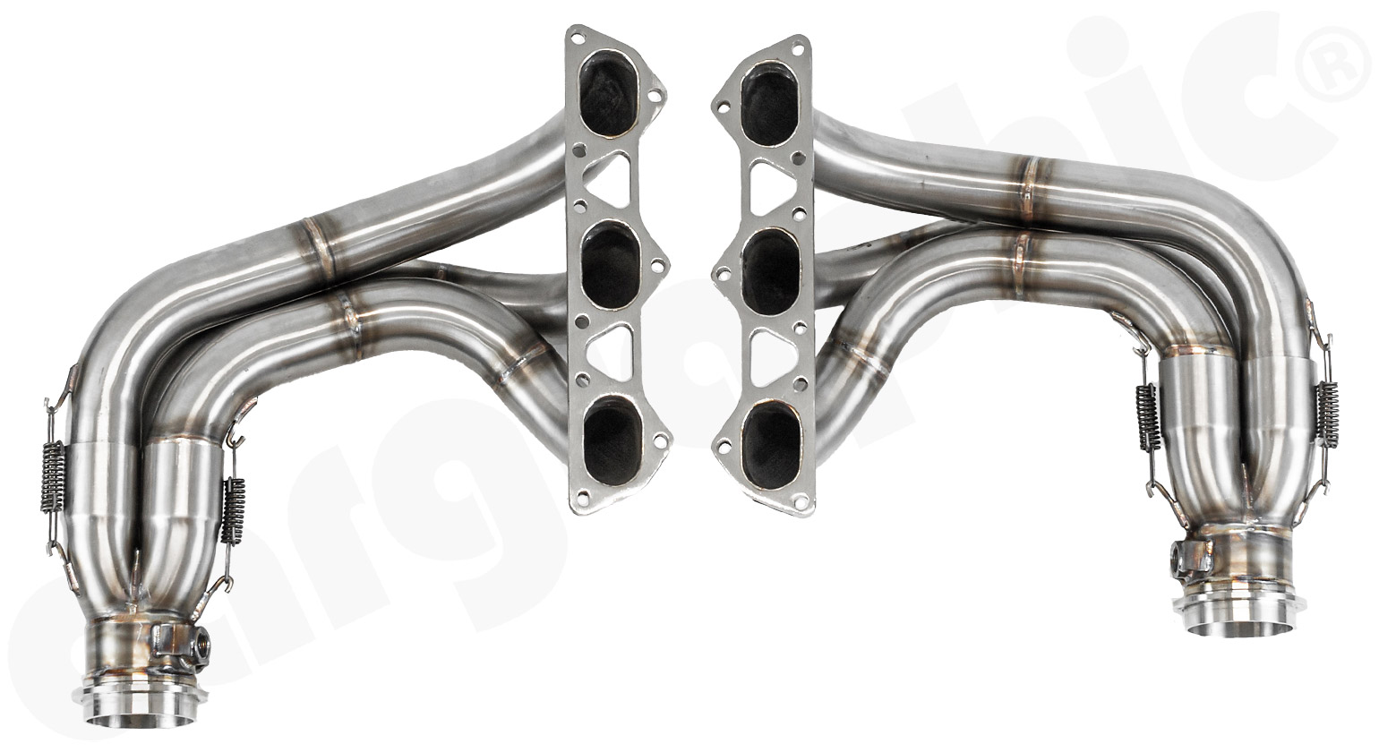Cargraphic Fächerkrümmer Porsche 997/991 GT3 ohne Katalysatoren
