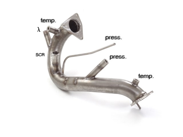 Downpipe + DPF-Ersatzrohr Set Audi Q5 8R 3.0 TDI | Ragazzon