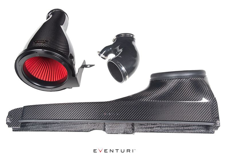 Eventuri Ansaugung Carbon Glanz VW Golf 8 R GTI Clubsport mit Gutachten