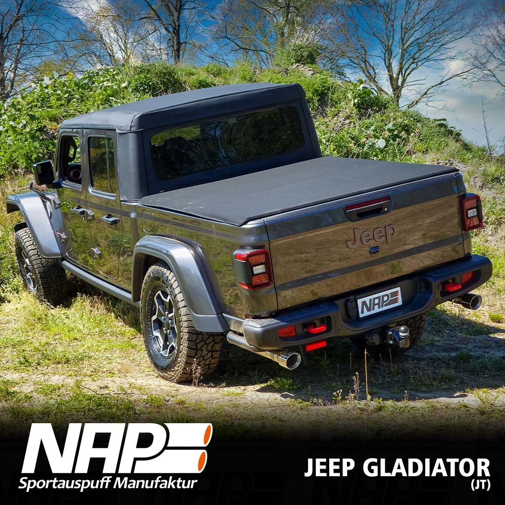 NAP Sportauspuff passend für Jeep Gladiator (JT) 3.0 EcoDiesel