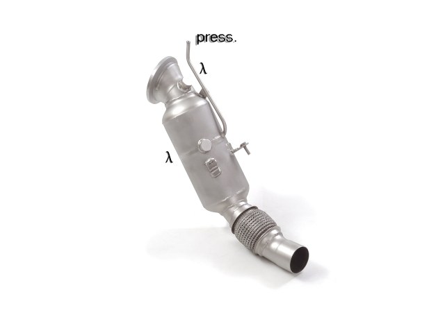 Downpipe + OPF-Ersatzrohr Set BMW 116i F21 Metallkat 200cpsi | Ragazzon