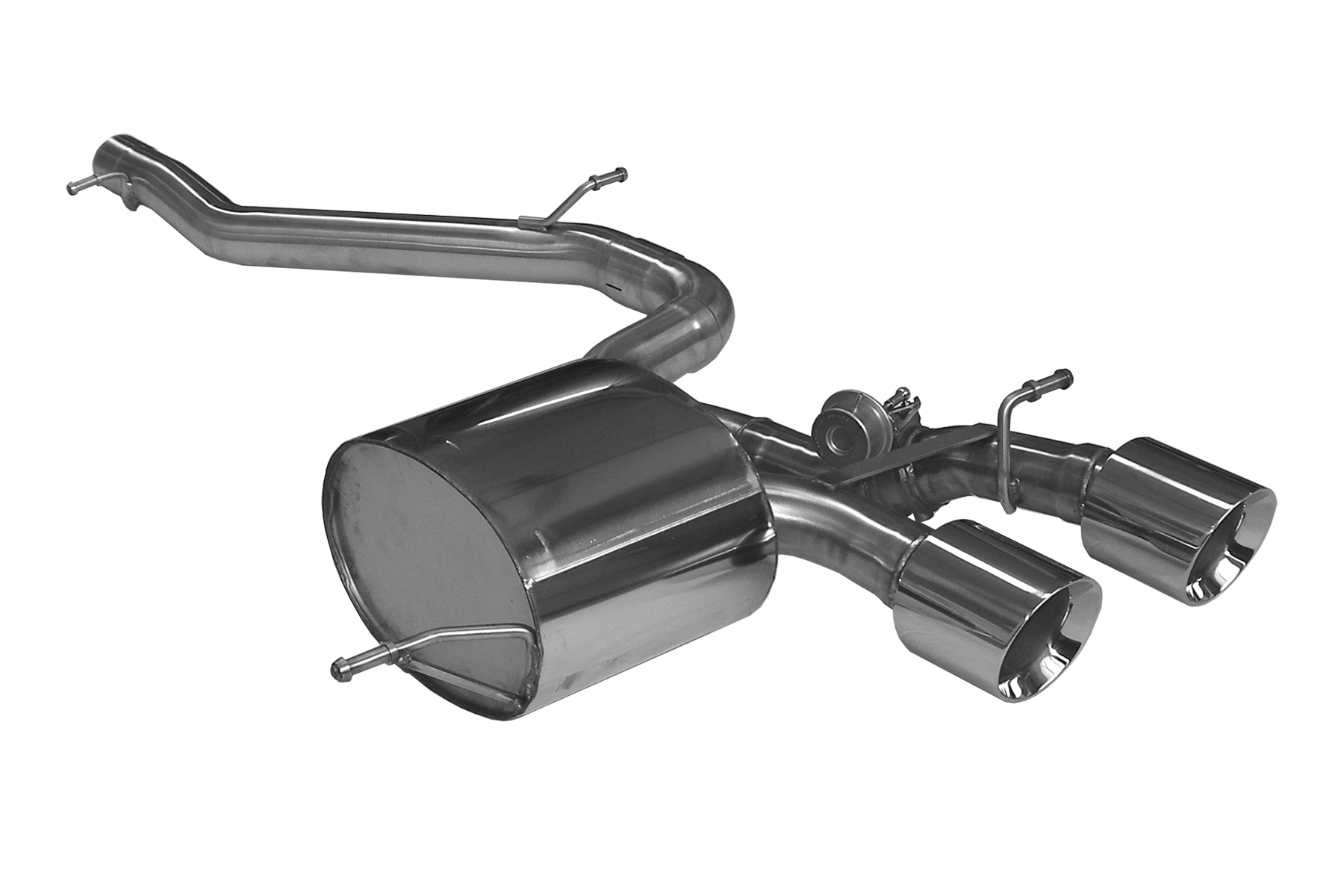 BN-Pipes Endschalldämpfer VW Golf 6 R Variant 1K Edelstahl EG-Gutachten