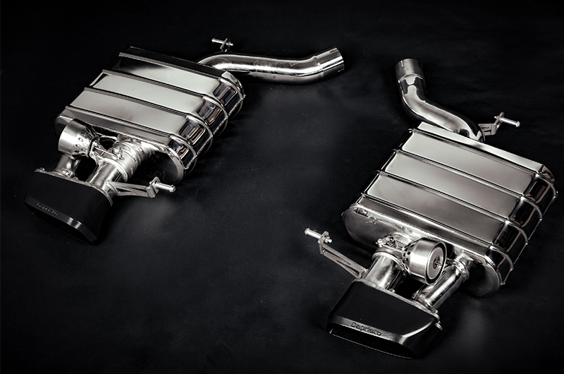 Capristo Sportauspuff BMW 650i F12 F13 F06 V8 Alu-Endrohre Motorsport