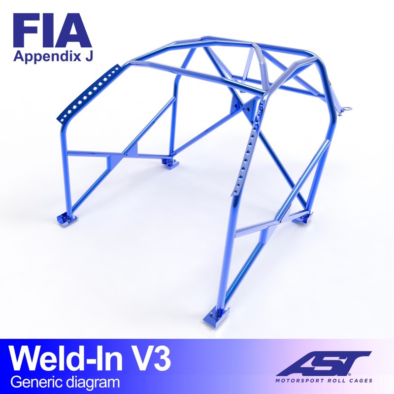 Kafig  OPEL / VAUXHALL Corsa (A) 3-door Hatchback WELD IN V3