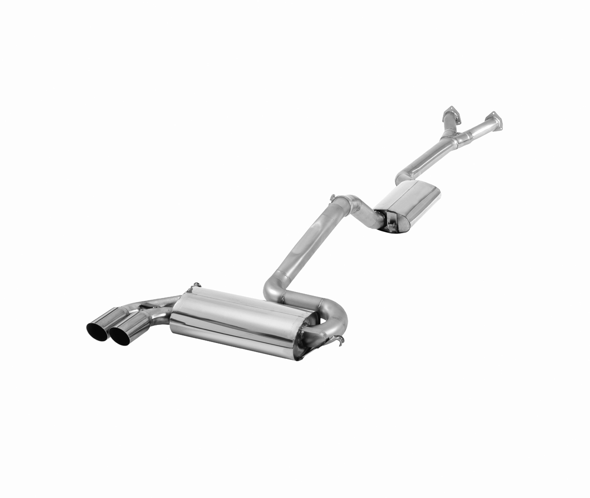 BN-Pipes Sportauspuff Audi Ur-Quattro 20V Edelstahl mit Gutachten