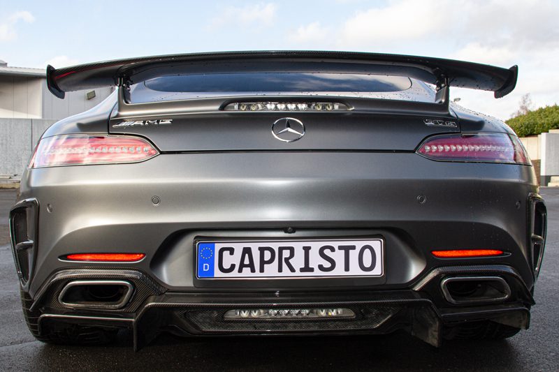 Capristo Heckdiffusor Mercedes-AMG GT / GT S / GT C – Vollcarbon, glanzlackiert (Teilegutachten)