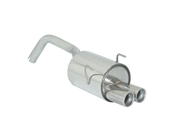 Sportauspuff Fiat 500 1.2 2x70mm rund ECE | Ragazzon