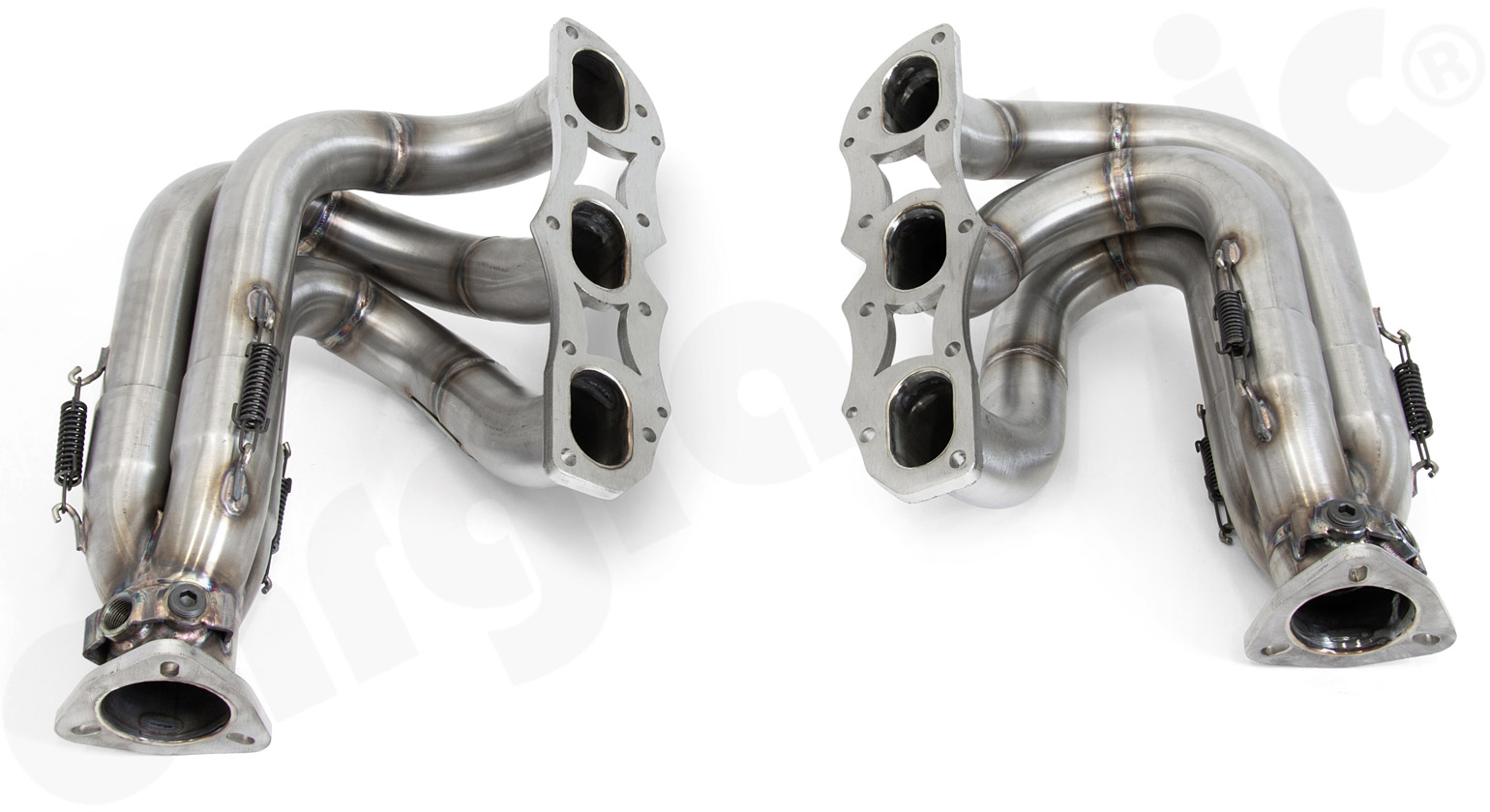CARGRAPHIC Fächerkrümmersatz ohne Kats für Porsche 997.2 Carrera 2 / 4 3,6L 3,8L
