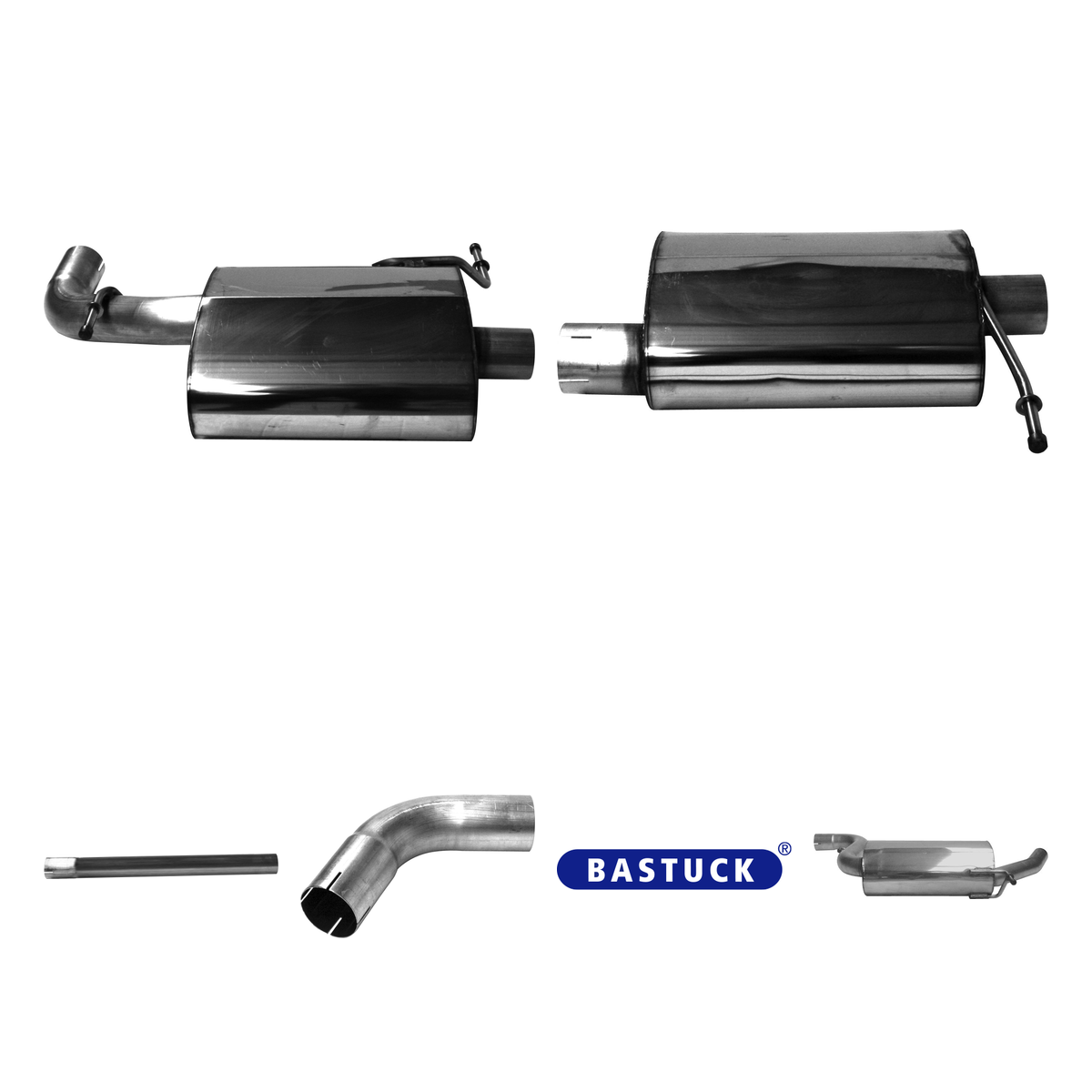 Bastuck Komplettanlage Twin – Skoda Octavia III Octavia III 5E RS