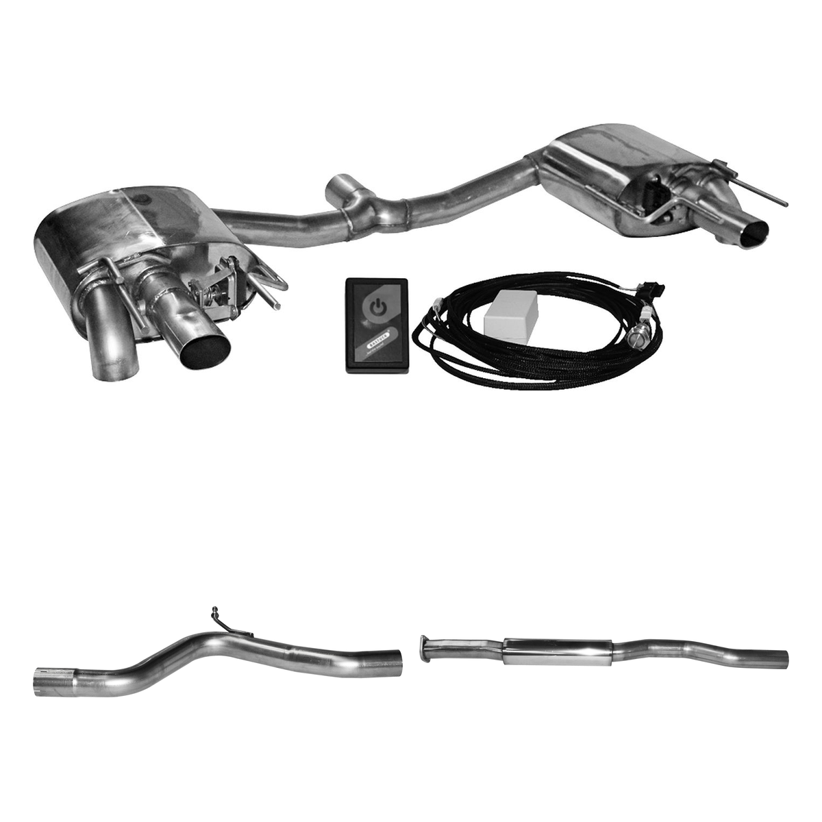 Bastuck Komplettanlage Quattro – Opel Insignia B Insignia B GSI Grand Sport inkl. Sports Tourer ab 2018